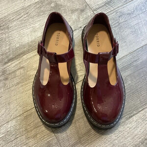 Torrid T-Strap Lug Mary Jane Size 12WW